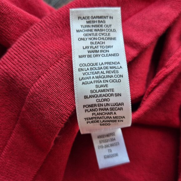 NWoT Chico's Jewelry Embellished Sweater Christmas Holiday Party Red - Picture 10 of 14